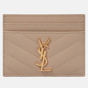 saint laurent matelassé card case